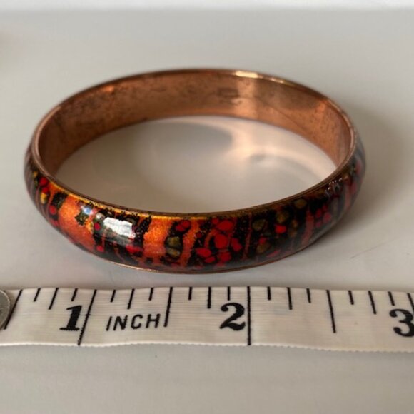 Vintage Matisse Renoir Mid Century Copper Bangle - Picture 6 of 6